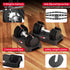 Space-Saving Adjustable Dumbbell Set - Quick Adjustment, Non-Slip Handle, 5 Weight Settings